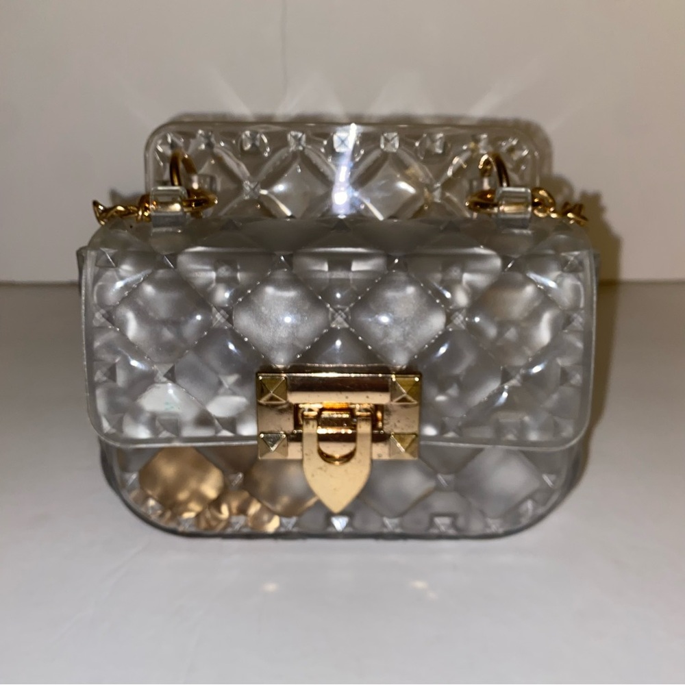 Elegant Clear Mini Handbag - Picture 4 of 12